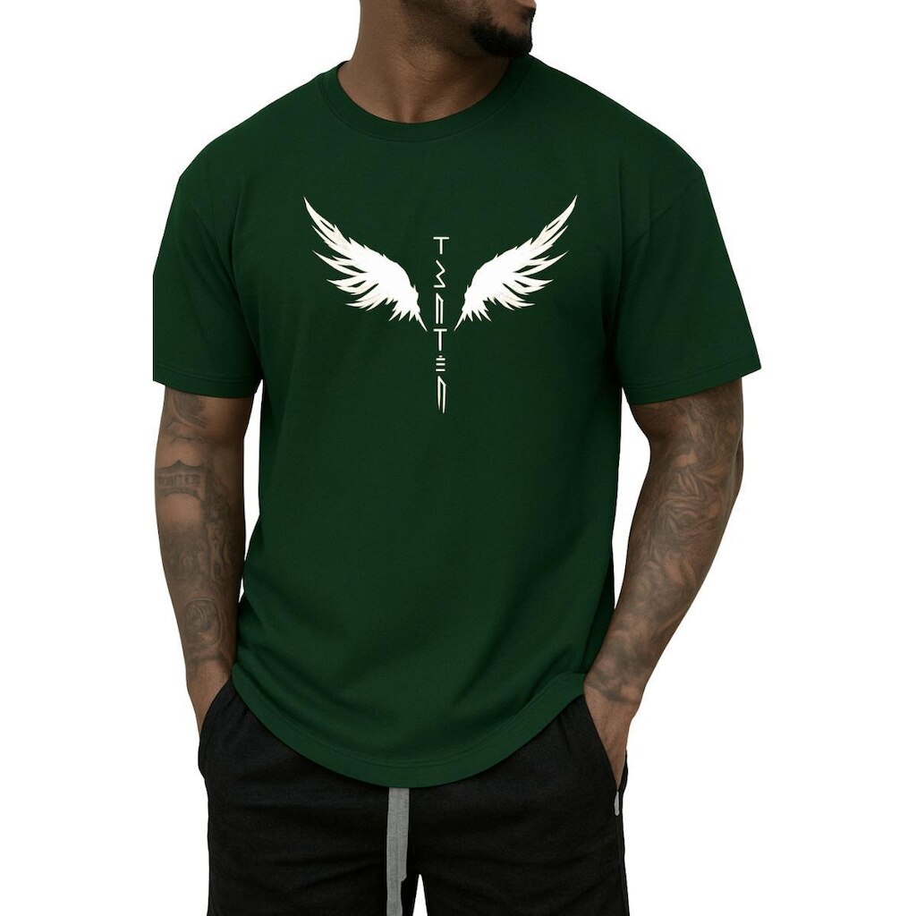 Camiseta Masculina Gola Redonda Estilo Urbano e Básico
