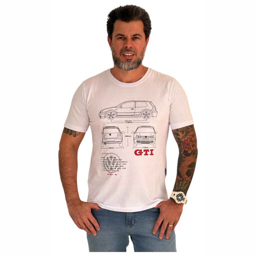 Camiseta Masculina GOLF GTI CARRO