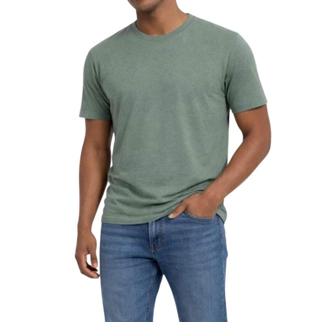 Camiseta Masculina Hering MC Regular Verde Mescla - 0201MPOE