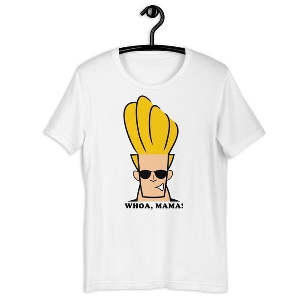 Camiseta Masculina Johnny Bravo 100% Algodão Confortável