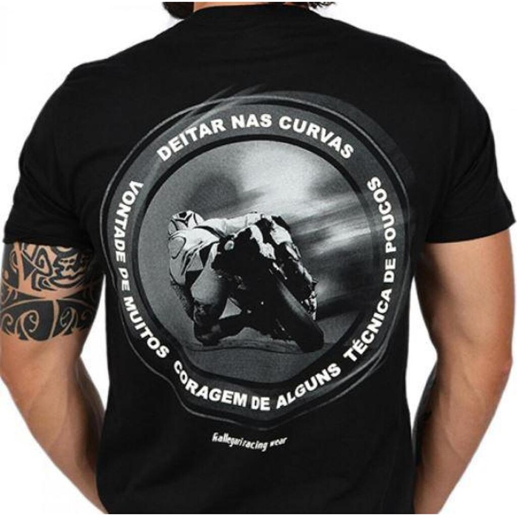 Camiseta Masculina Kallegari Deitar nas Curvas - KA 7222