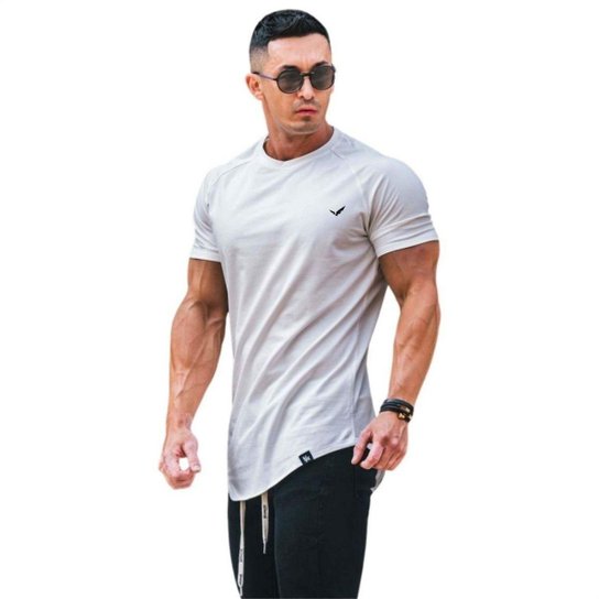 Camiseta Masculina LongLine Camisa Oversized Blusa Swag Slim - Branco é ruim? Camiseta Masculina LongLine Camisa Oversized Blusa Swag Slim - Branco é boa?