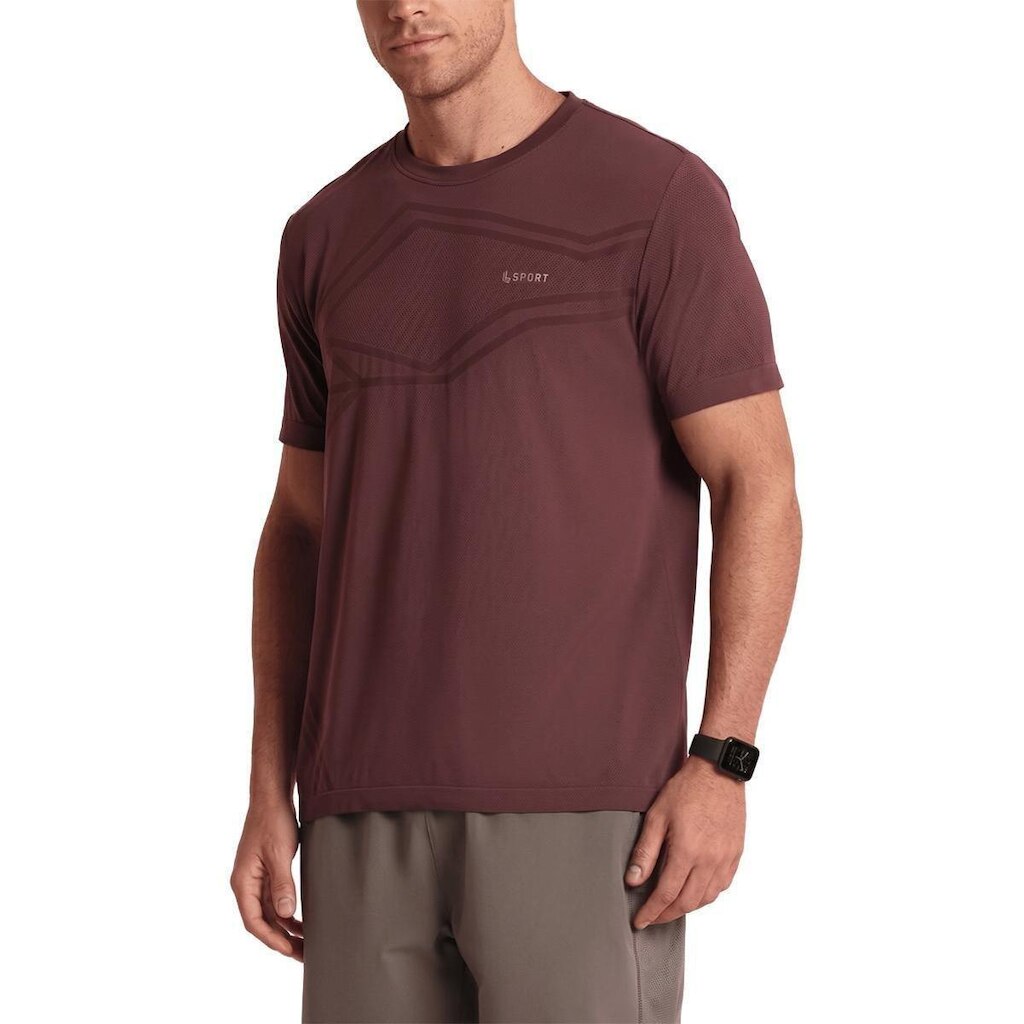 Camiseta Masculina Lupo LSport Roterda - Açaí