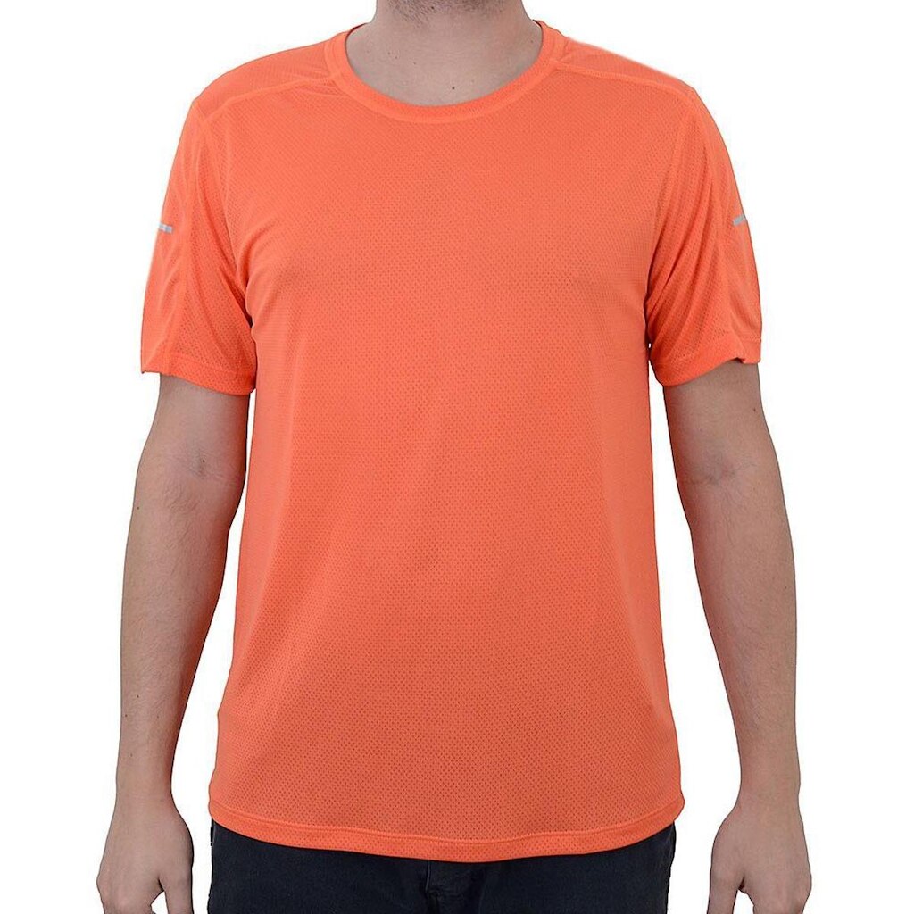 Camiseta Masculina Lupo MC Running Laranja - 7708