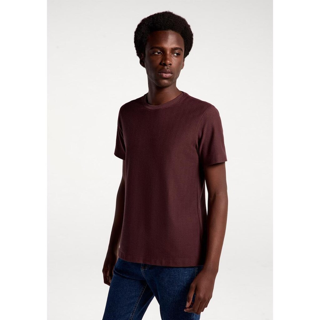 Camiseta Masculina Manga Curta Texturizada Hering