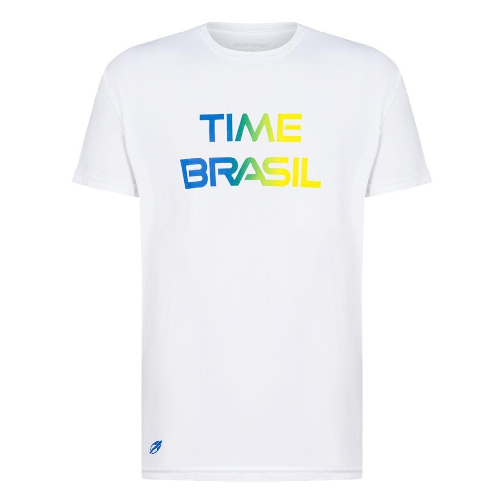 Camiseta Masculina Manga Curta Time Brasil Mormaii