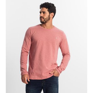 Camiseta Masculina Manga Longa Básica Diametro