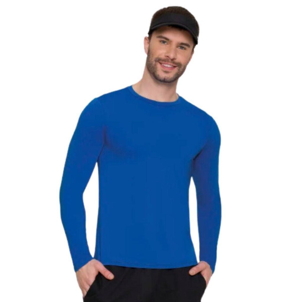 Camiseta Masculina Manga Longa Com Proteção UV Selene