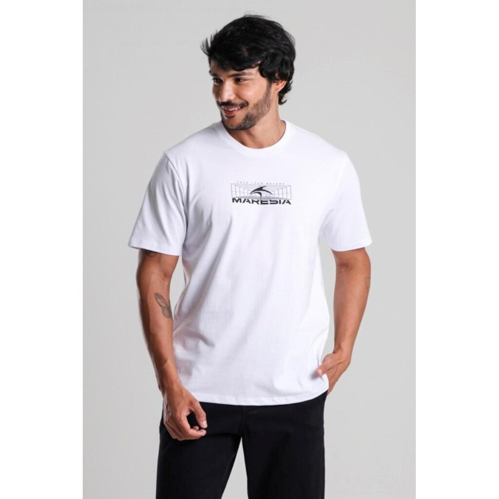 Camiseta Masculina Maresia Silk Black Box 3248