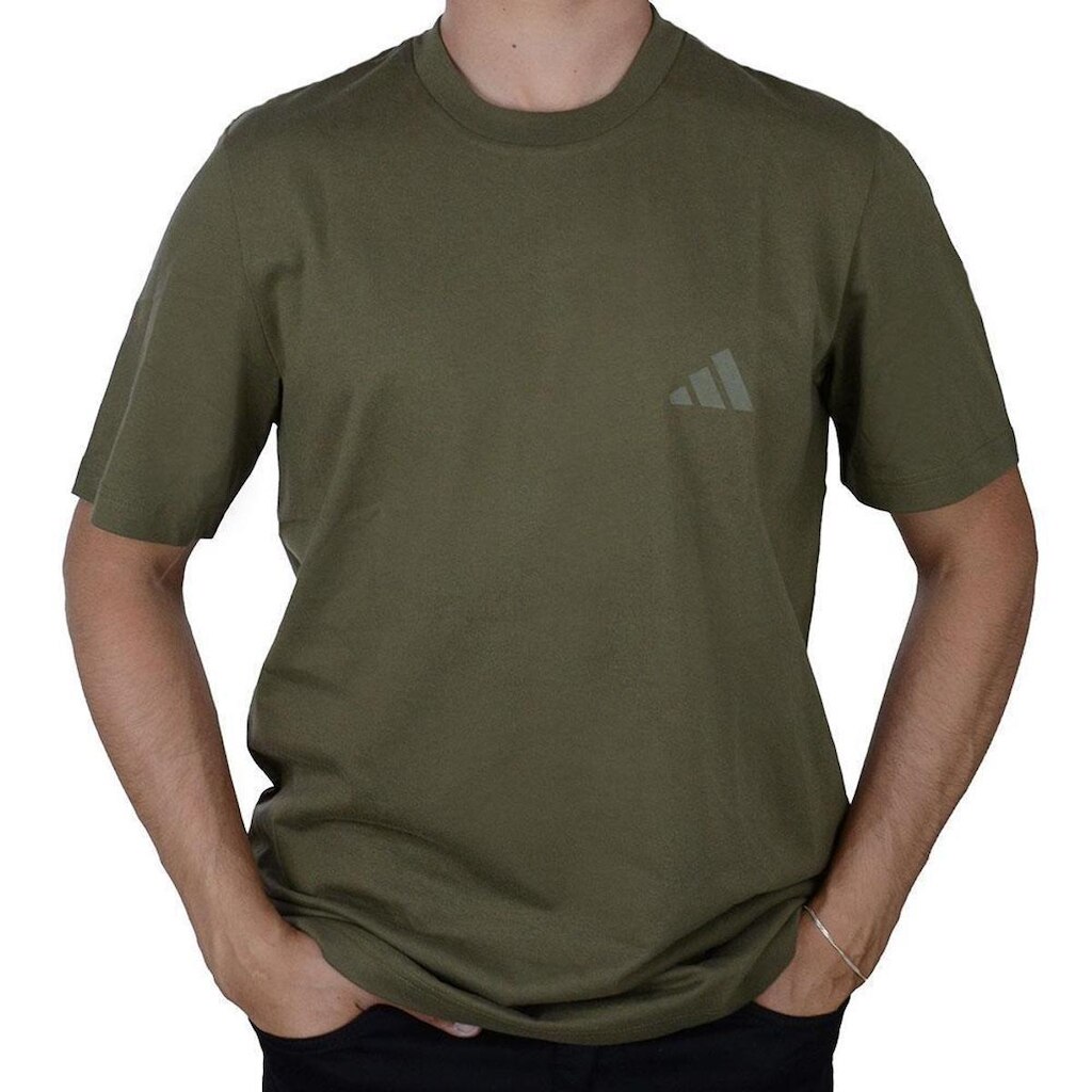 Camiseta Masculina MC Adidas Regular Terrex Verde - KD4325