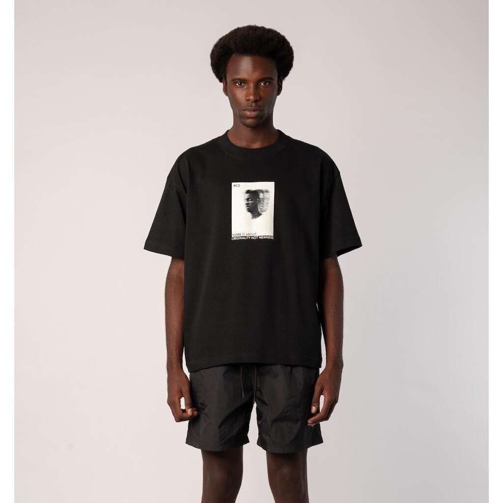 Camiseta Masculina Mcd Box Fit Cut Black 2605