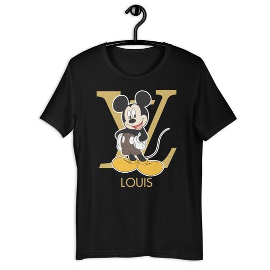 Camiseta Masculina - Mickey Louis - Preto Menor preço em Camiseta Masculina - Mickey Louis - Preto