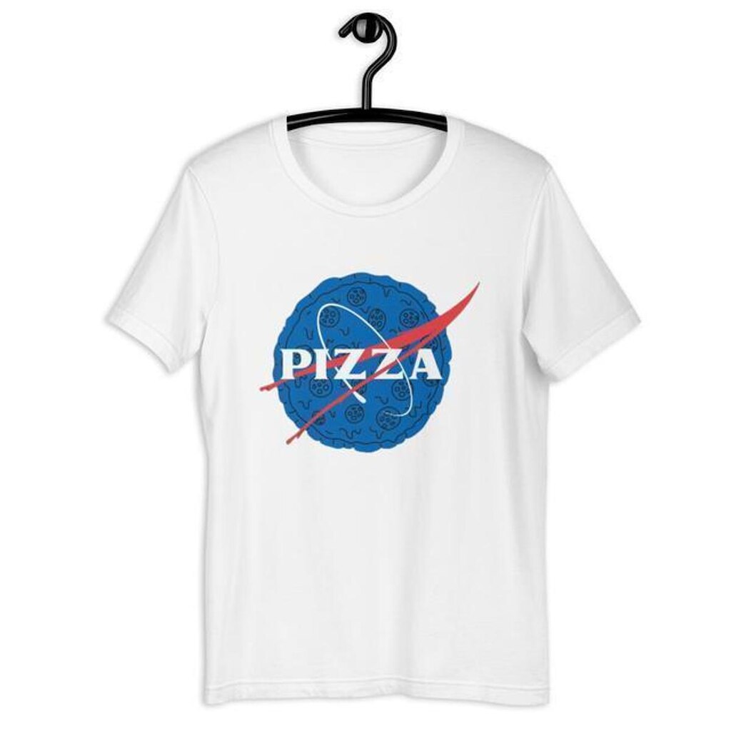Camiseta Masculina Nasa Pizza Space