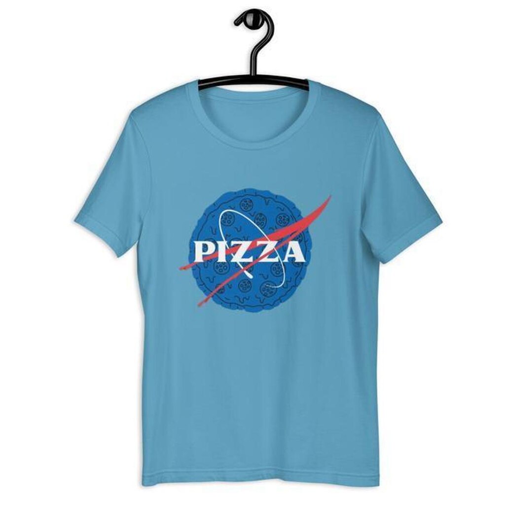 Camiseta Masculina Nasa Pizza Space