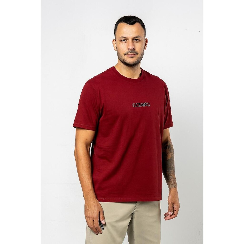 Camiseta Masculina Oceano Bordado Tech Stays 103233
