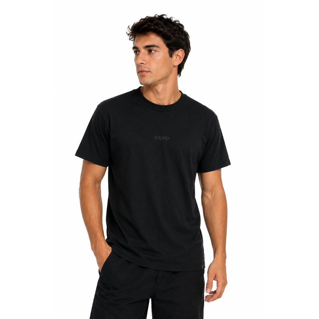 Camiseta Masculina Oceano Over Relevo Tech Gold 103421