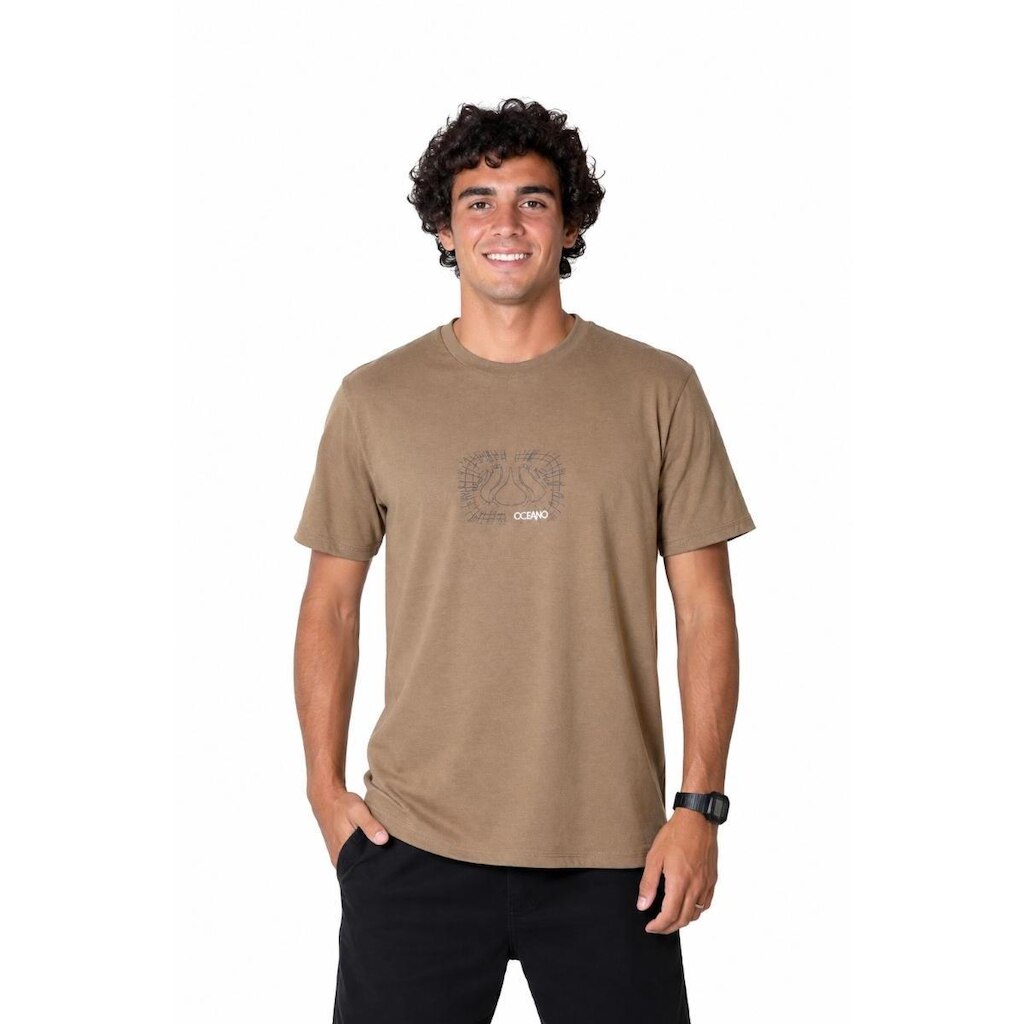 Camiseta Masculina Oceano Relevo Tech Stays Fresh 103439