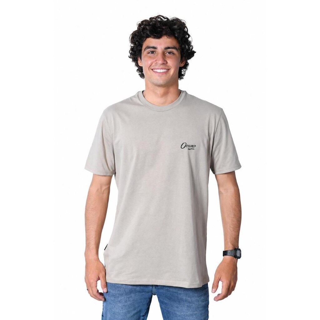 Camiseta Masculina Oceano Silk Malha Castor 19982