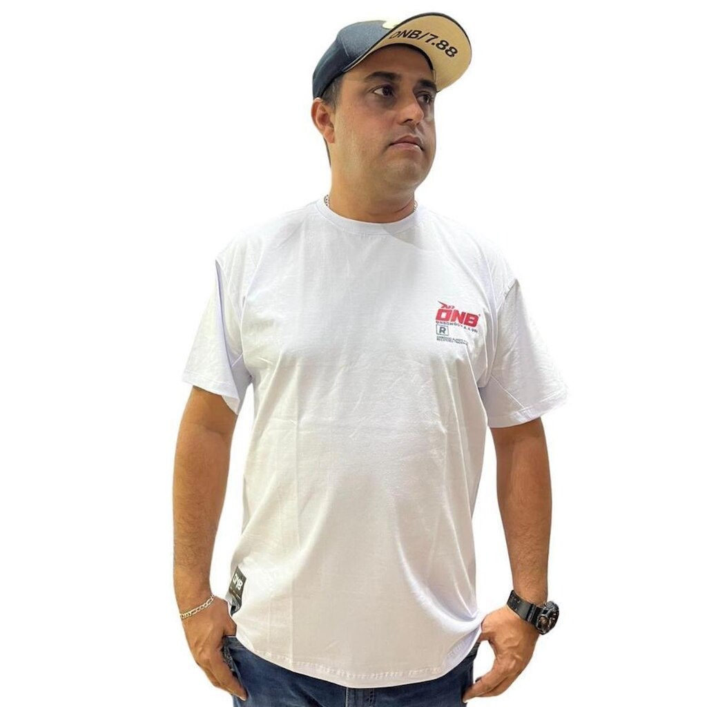 Camiseta Masculina Onbongo Branca ON084