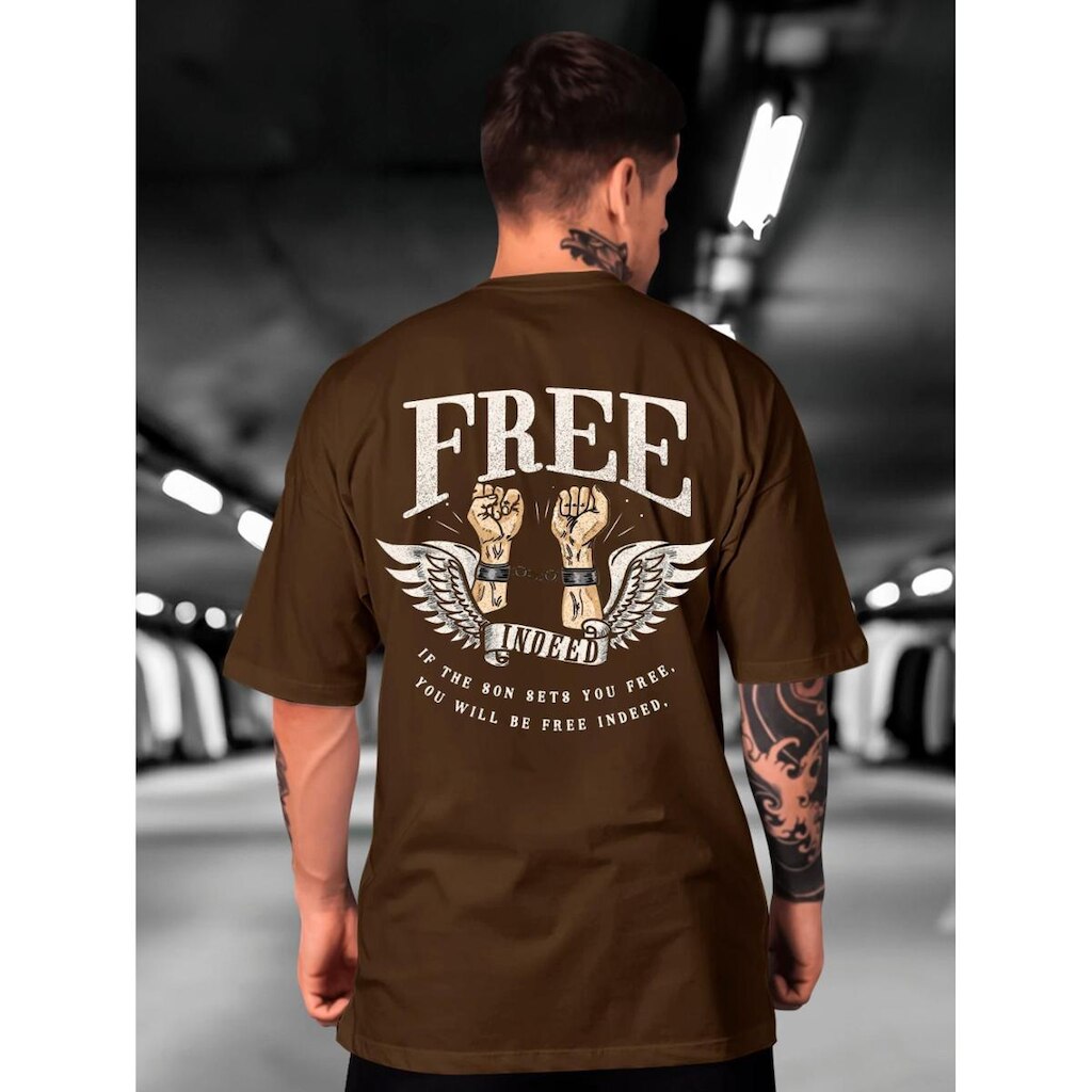 Camiseta Masculina Oversized Free lançamento Methodic