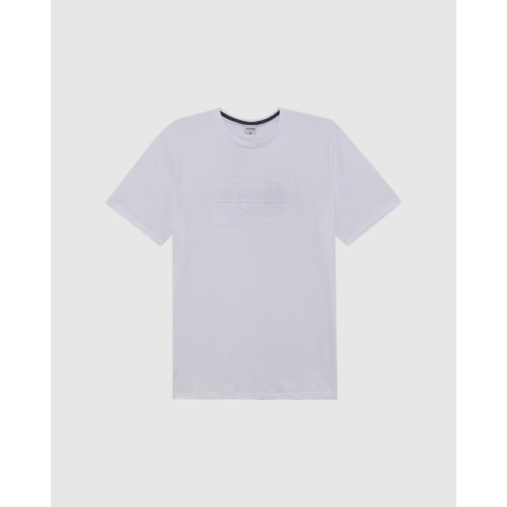 Camiseta Masculina Plus Size Super Pai Manga Curta Em Algodão