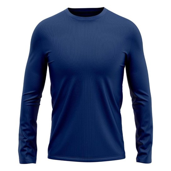 Camiseta Masculina Proteção UV Solar Camisa Térmica Dry Praia Ciclismo Bike Esporte - Azul Escuro é ruim? Camiseta Masculina Proteção UV Solar Camisa Térmica Dry Praia Ciclismo Bike Esporte - Azul Escuro é boa?