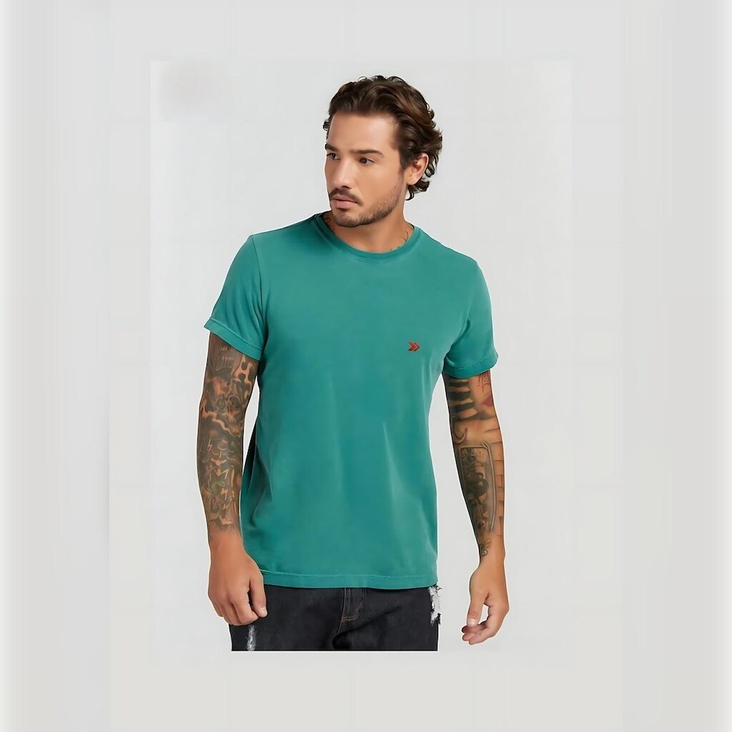 Camiseta Masculina Sagitta Algodão com Logo