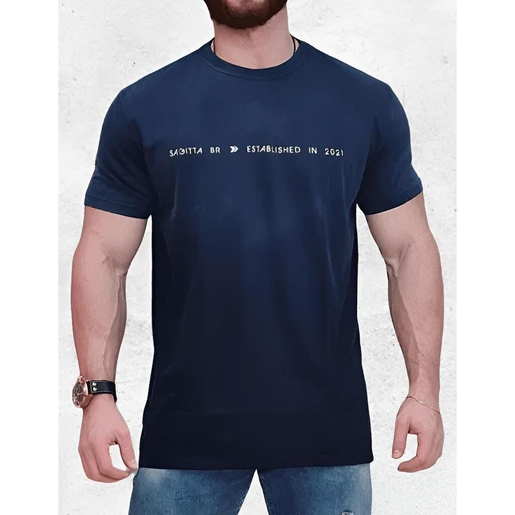 Camiseta Masculina Sagitta Estonada Used 100% Algodão