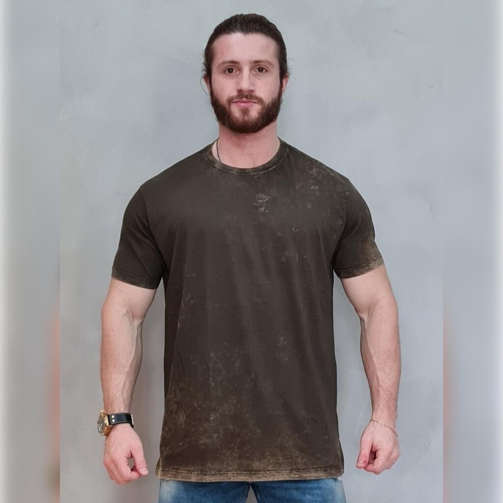 Camiseta Masculina Sagitta Premium Algodão Marmorizada