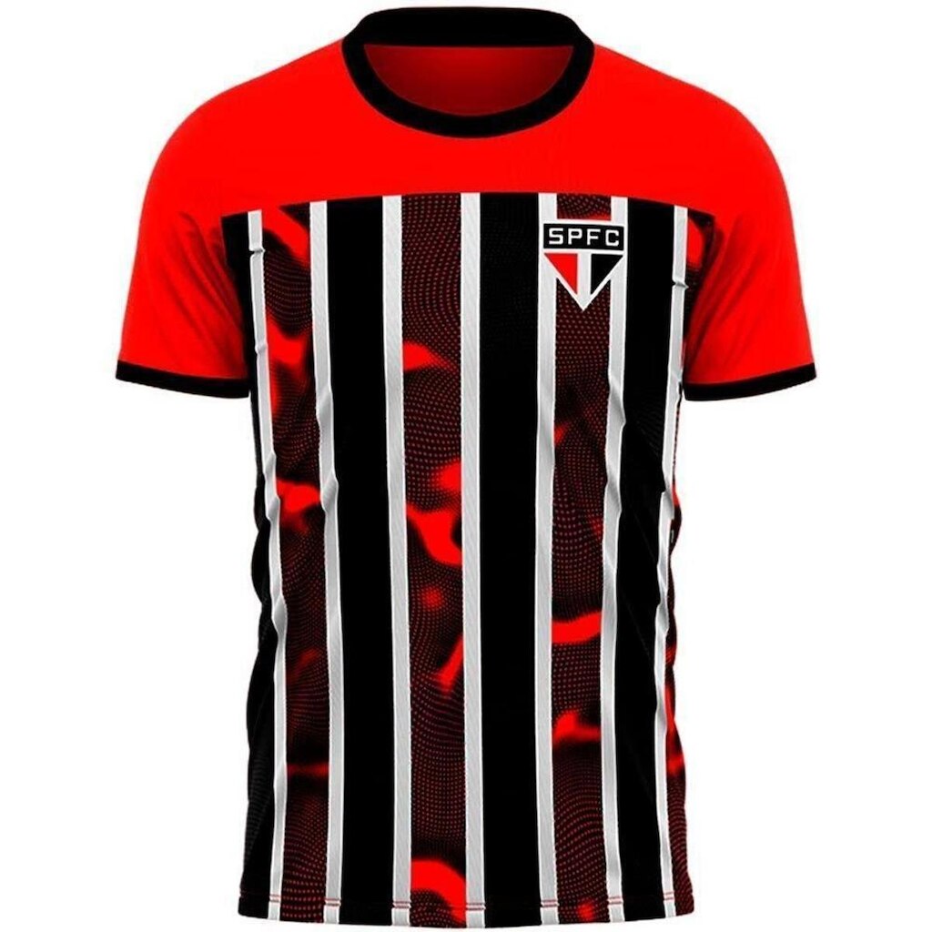 Camiseta Masculina São Paulo Plotline Retrôgol Esporte Time