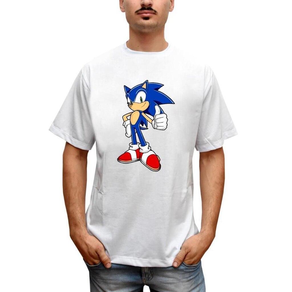 Camiseta Masculina Sonic
