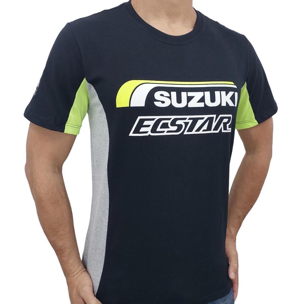 Camiseta Masculina Suzuki Ecstar Moto GP Preta - 262