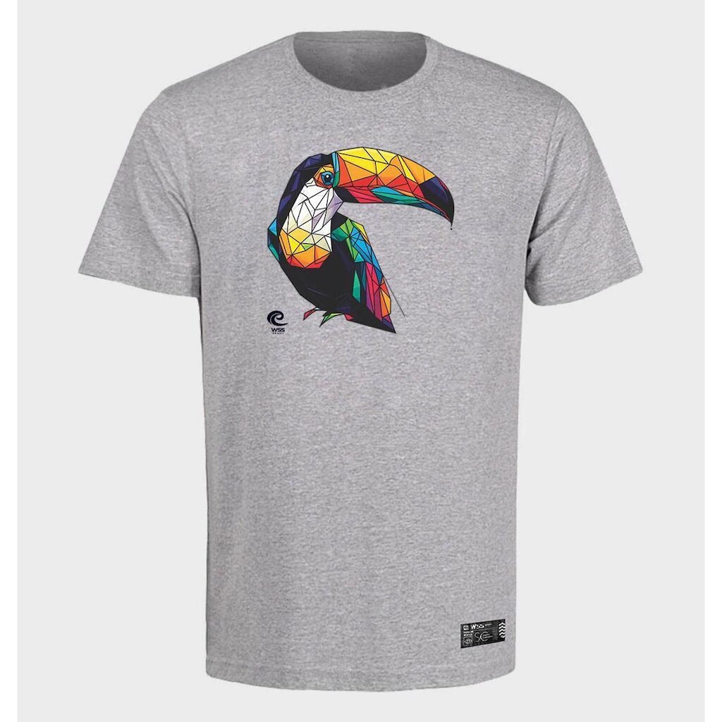 Camiseta Masculina Toucan Delight Algodão Prime WSS