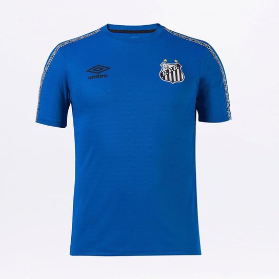 Camiseta Masculina Umbro Santos Concentração 2021 Umbro - Azul Royal Menor preço em Camiseta Masculina Umbro Santos Concentração 2021 Umbro - Azul Royal