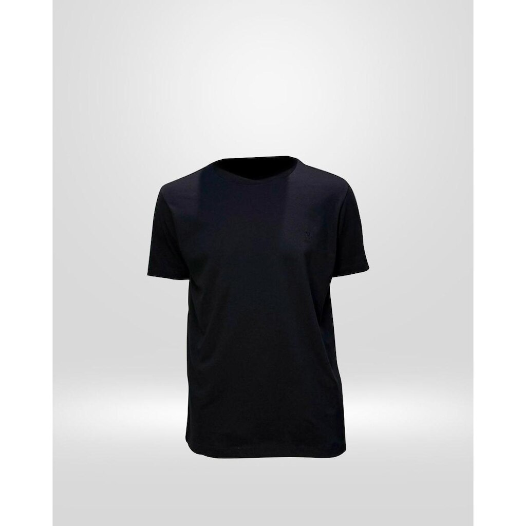 Camiseta Masculina VV De Malha Preta