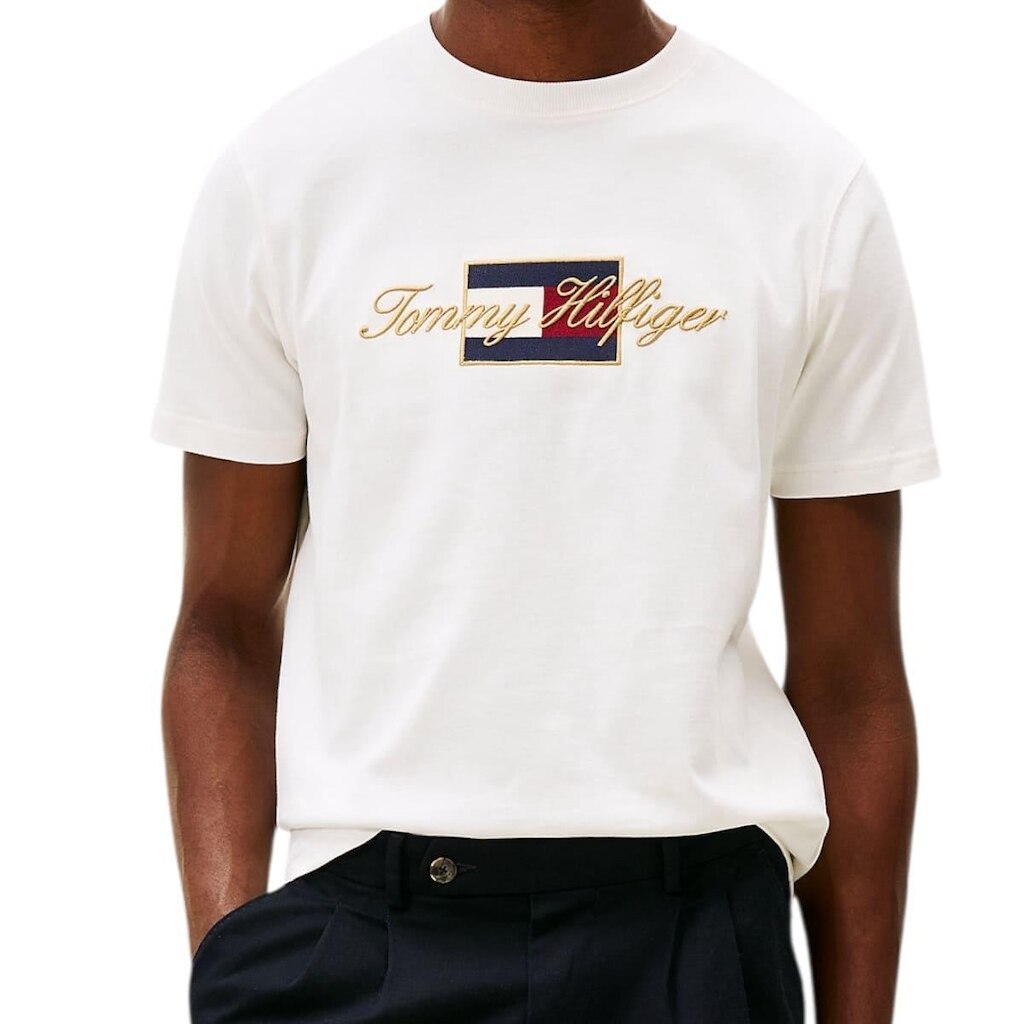 Camiseta MasculinaTommy Hilfiger Regular FIt Casual Original