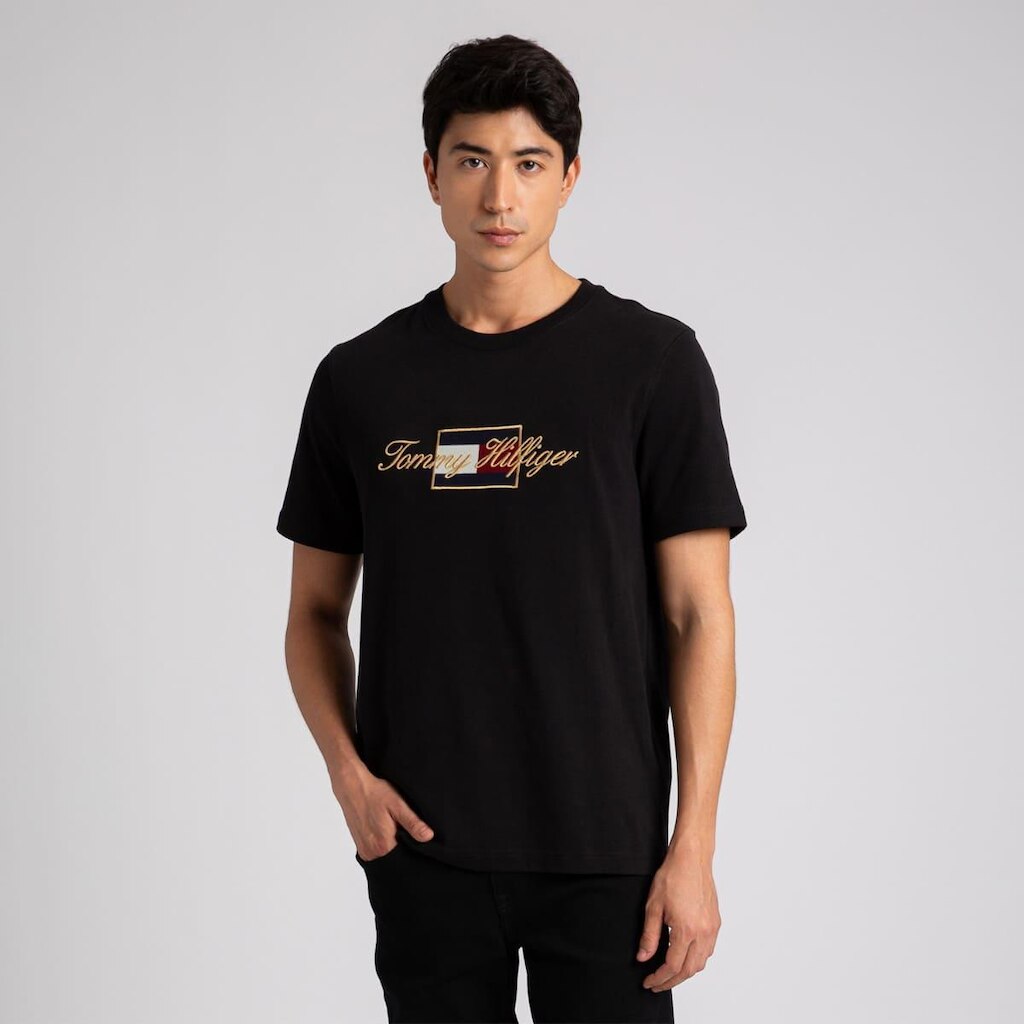 Camiseta MasculinaTommy Hilfiger Regular FIt Casual Original