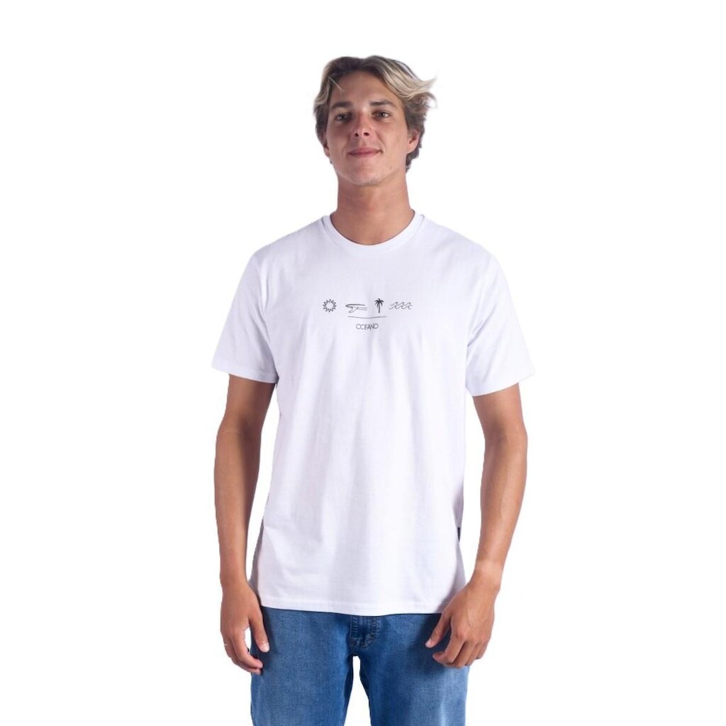 Camiseta Masculino Oceano Silk Malha 19977
