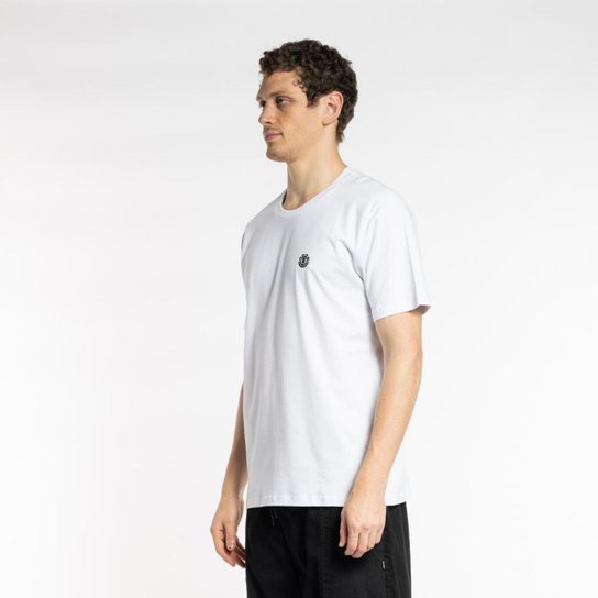 CAMISETA M/C BASIC CREW - BRANCO - G