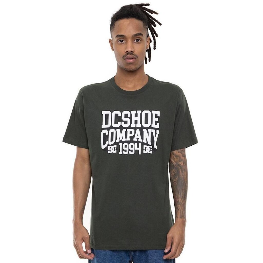 CAMISETA M/C CALI STACK - VERDE ESCURO - GG