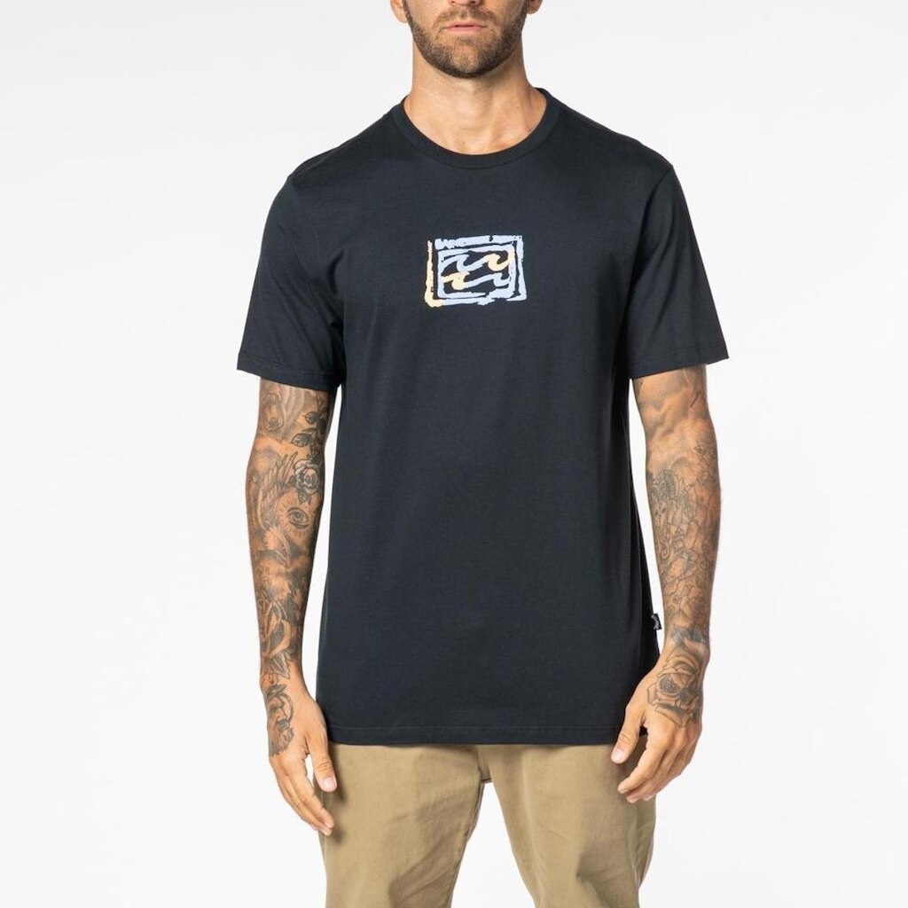 CAMISETA M/C CRAYON WAVE III - PRETO - M