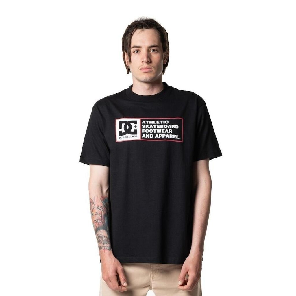 CAMISETA M/C DC DENSITY ZONE HSS - PRETO - GG