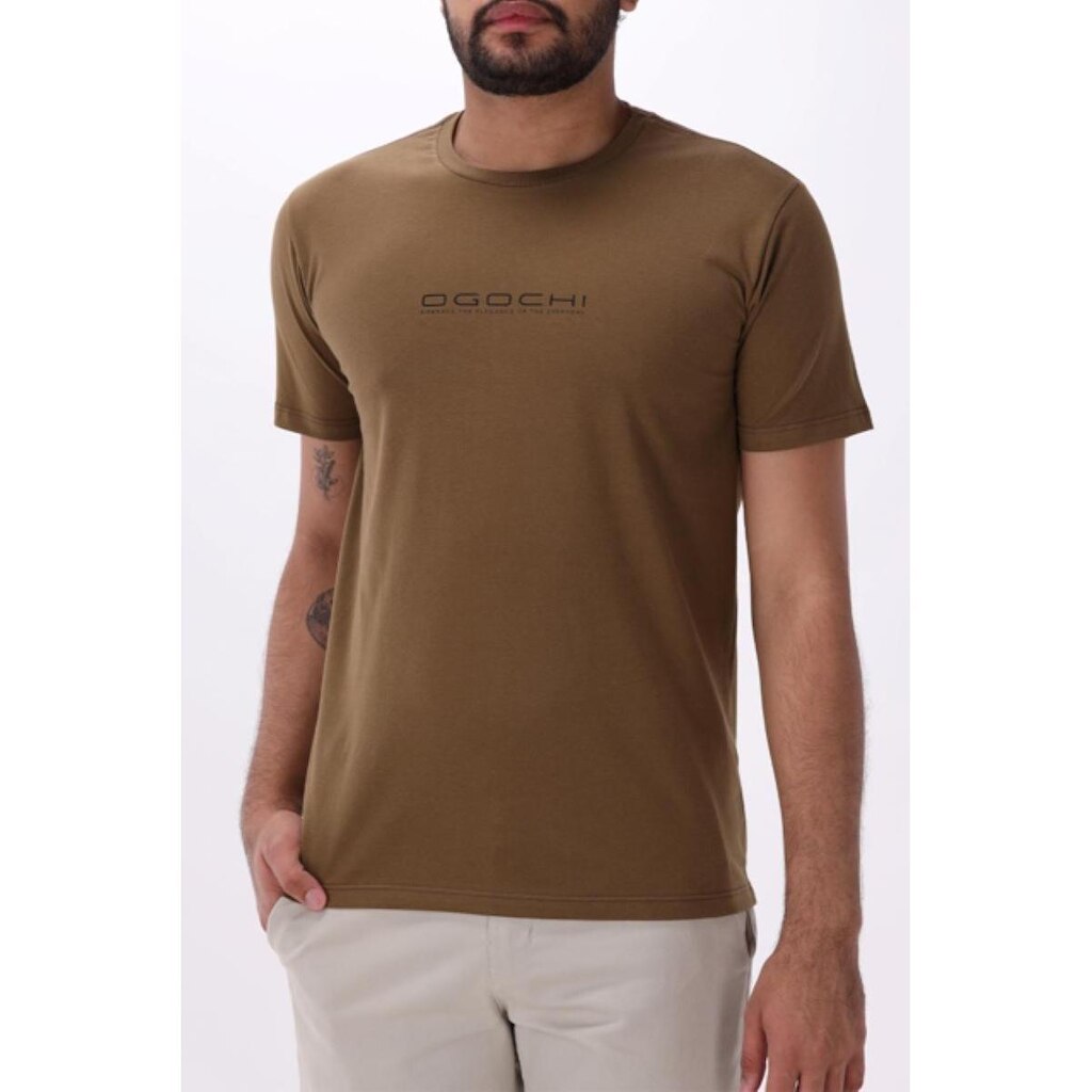Camiseta Mc Dec Red Slim Concept Marrom 3023