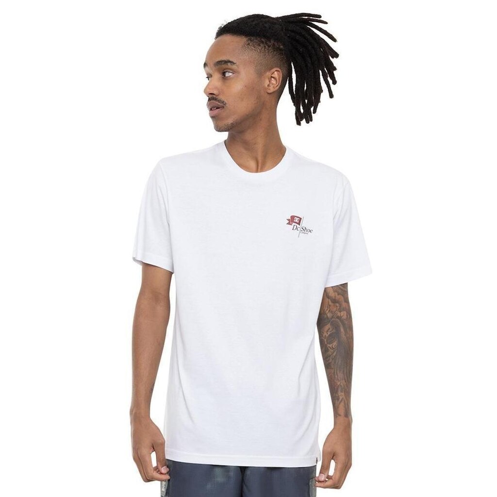CAMISETA M/C FLAGGED - PRETO - M