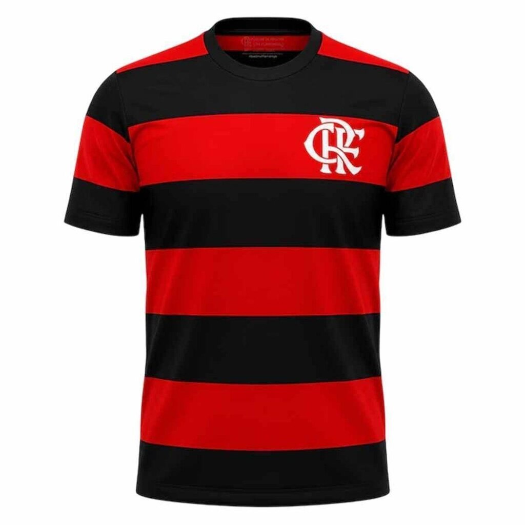CAMISETA M/C FLAMENGO FAN 8126039-9362 - VERMELHO/PRETO G