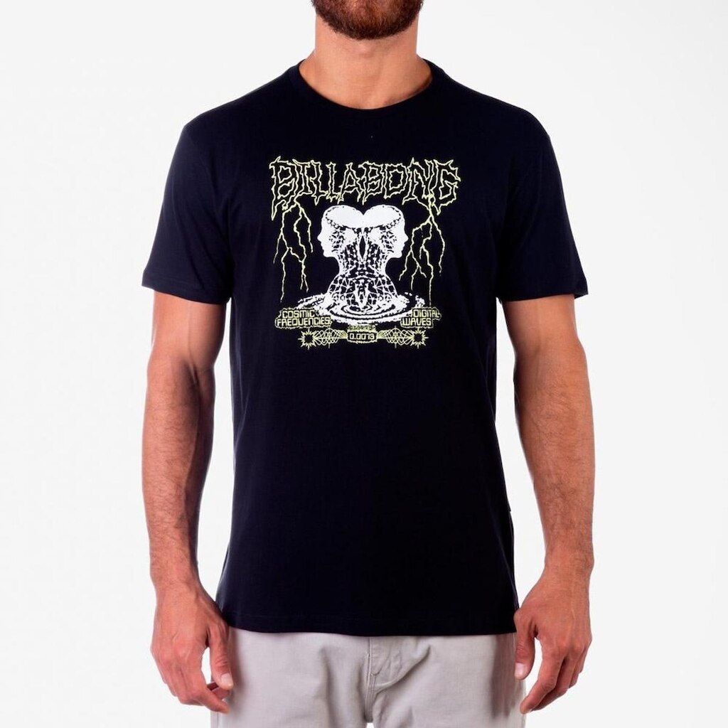 CAMISETA M/C FREQUENCIES - PRETO - GG