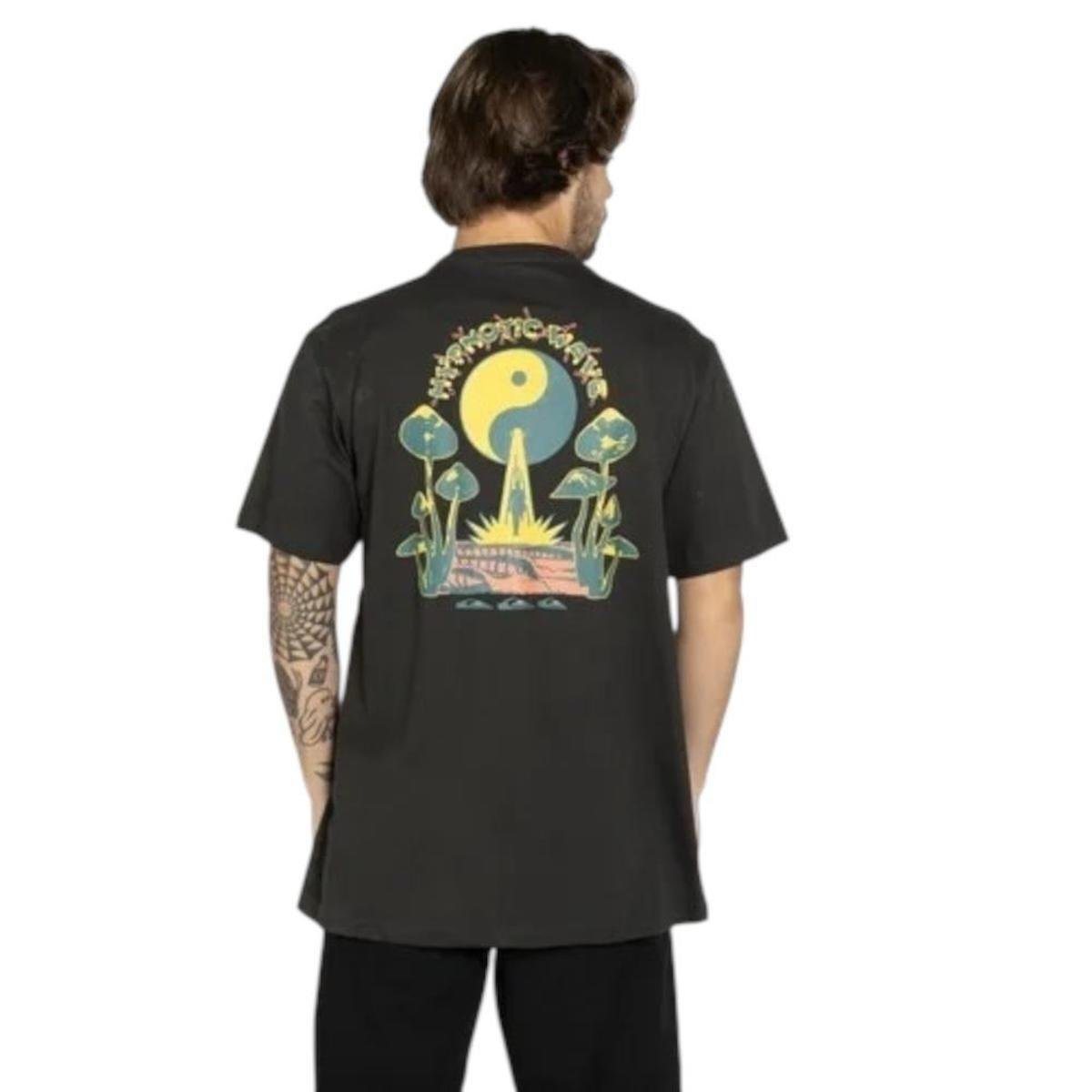 Camiseta Cyclone Quiksilver Cinza em promoção na Netshoes!