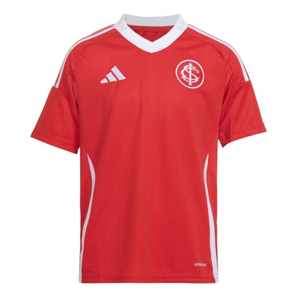 CAMISETA M/C INTERNACIONAL I IV6024 - VERMELHO/BRANCO 15/16A