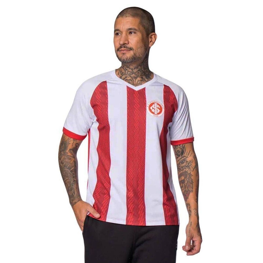 CAMISETA M/C INTERNACIONAL II 1126035-424 - VERMELHO/BRANCO GG
