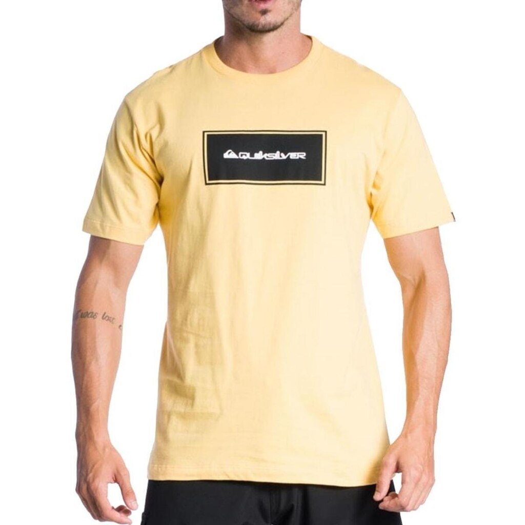 CAMISETA M/C OMNI RECTANGLE - AMARELO CLARO - GG